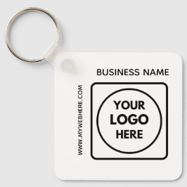 Chaveiro Texto do logotipo do código QR personalizado Pulse