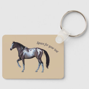 Chaveiro Texto Personalizado Cavalo Western Appaloosa c
