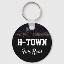 Chaveiro Texto Personalizado H Town Para O Centro Real Hous