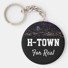 Chaveiro Texto Personalizado H Town Para O Centro Real Hous