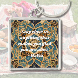 Chaveiro Texto Personalizado Khatam Marquetry Artes Iranian