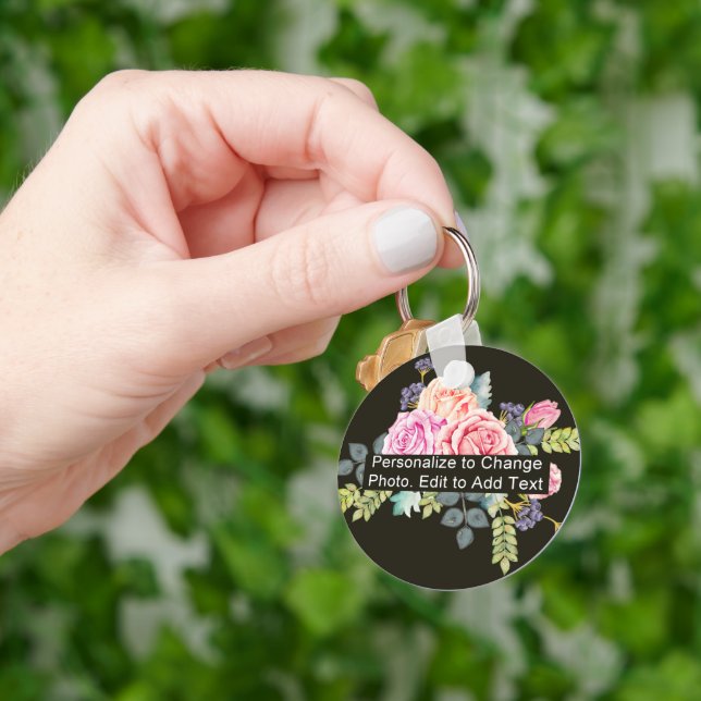 Chaveiro Texto Personalizado Nome Monograma Cotação Alum Ci (Mão)