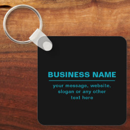 Chaveiro Texto Personalizável para Empresas Etc. Negrito Ed