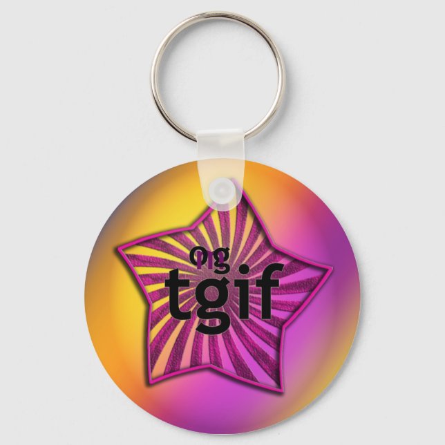 Chaveiro Tgif! (Frente)