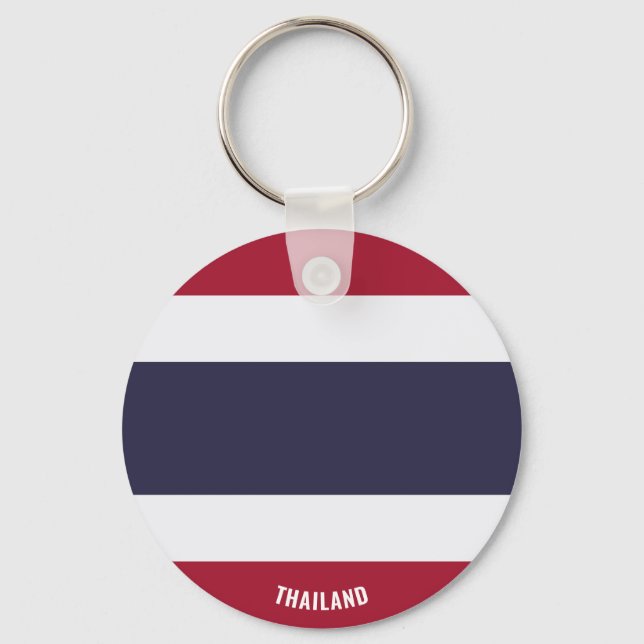 Chaveiro Thailand Flag Charming Patriotic (Frente)