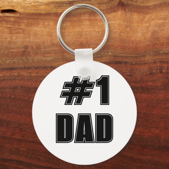 Chaveiro The All-Star Number 1 DAD Varsity Font (Frente)