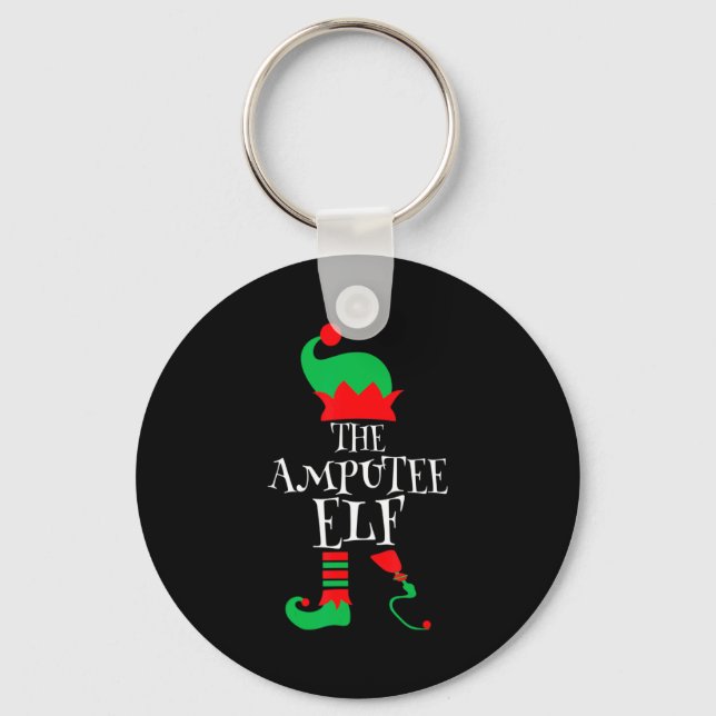 Chaveiro The Amputee Elf Christmas Funny Limb Surgery Joke  (Frente)