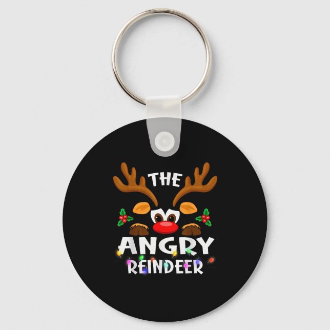 Chaveiro The Angry Reindeer Christmas Men Women  (Frente)
