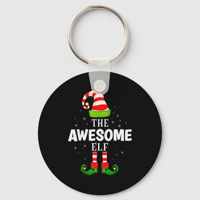 Chaveiro The Awesome Elf Christmas Pjs Matching Pajama  (Frente)