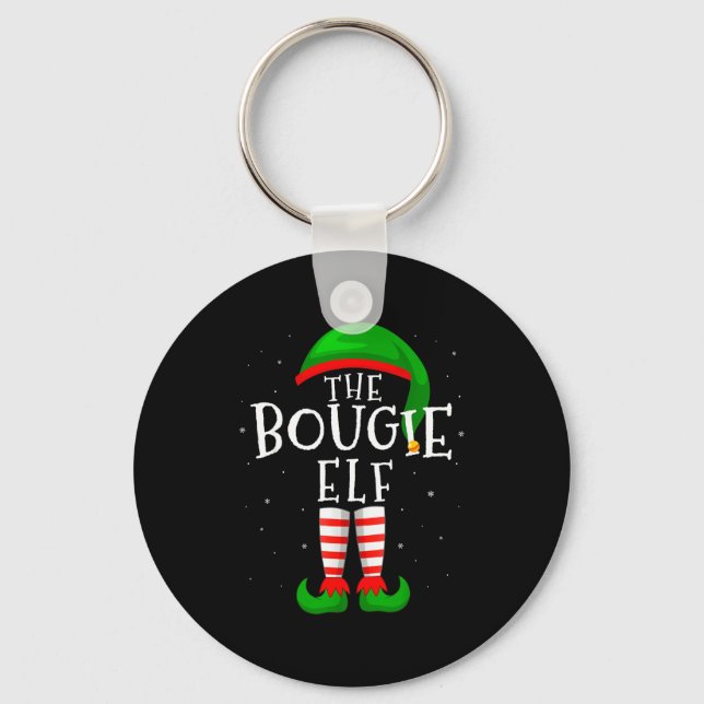 Chaveiro The Bougie Elf Funny Matching Family Group Christm (Frente)