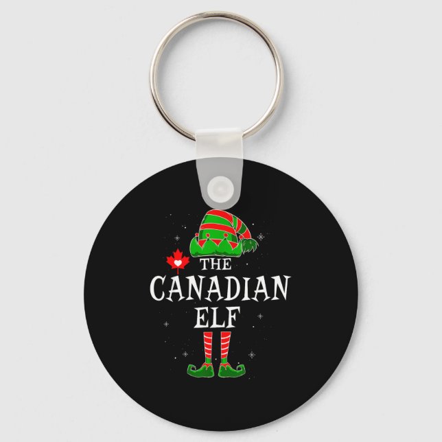 Chaveiro The Canadian Elf Group Matching Family Christmas C (Frente)