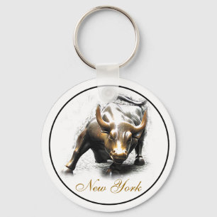 Chaveiro "The Charging Bull" - Nova Iorque