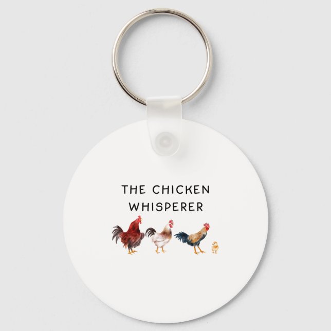 Chaveiro The Chicken Whisperer Funny  (Frente)
