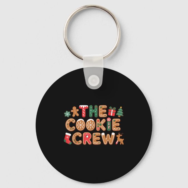 Chaveiro The Cookie Crew Christmas Baking Cookie Lover Kids (Frente)