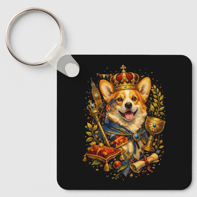 Chaveiro The Corgi King (Frente)