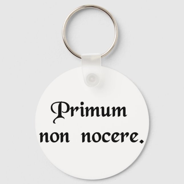 Chaveiro The first thing is to do no harm. (Frente)