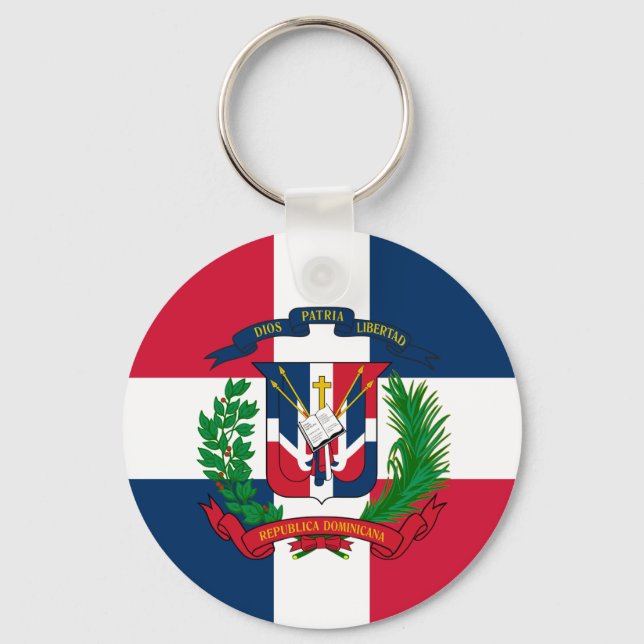 Chaveiro The flag of the Dominican Republic (Frente)