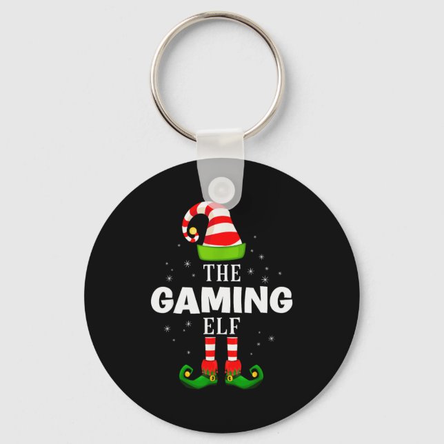 Chaveiro The Gaming Elf Christmas Pjs Matching Pajama  (Frente)