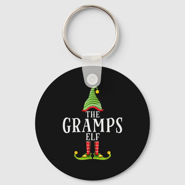 Chaveiro The Gramps Elf Funny Matching Pajama Xmas  (Frente)