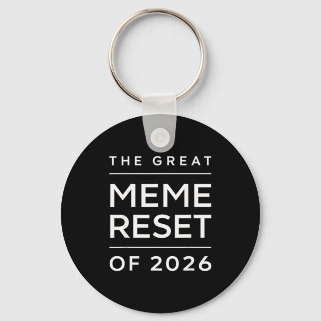 Chaveiro The Great Meme Reset Of 2026 Funny Internet Memes  (Frente)