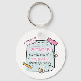 Chaveiro The Influence of a Good Teacher Cannot Be Erased