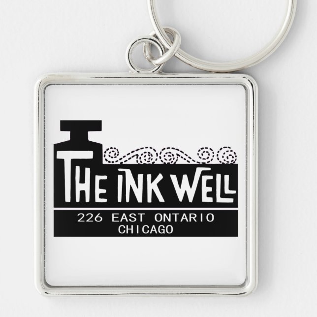 Chaveiro The Ink well Nightclub, Chicago, IL (Frente)