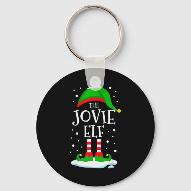 Chaveiro The Jovie Elf Christmas Family Matching Xmas Group (Frente)