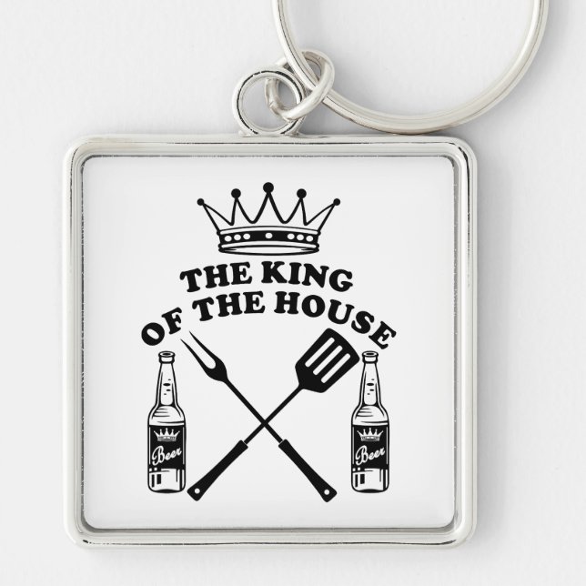 Chaveiro The King of the House Beer (Frente)