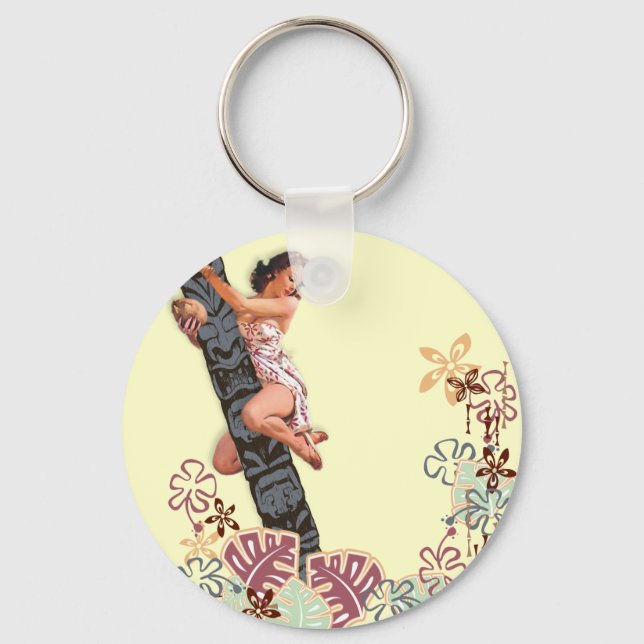 Chaveiro The Kitsch Bitsch : Em Uma Árvore Tiki! (Frente)