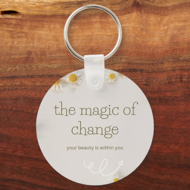 Chaveiro the magic of change , keychain (Verso)