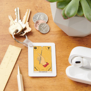 Chaveiro The Magician tarot card infinity four elements 