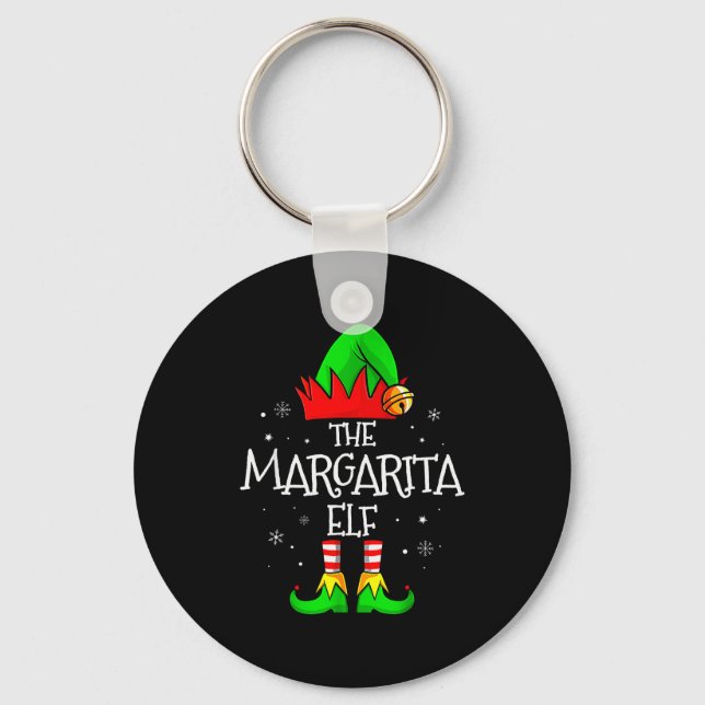 Chaveiro The Margarita Elf Matching Family Christmas Mens W (Frente)