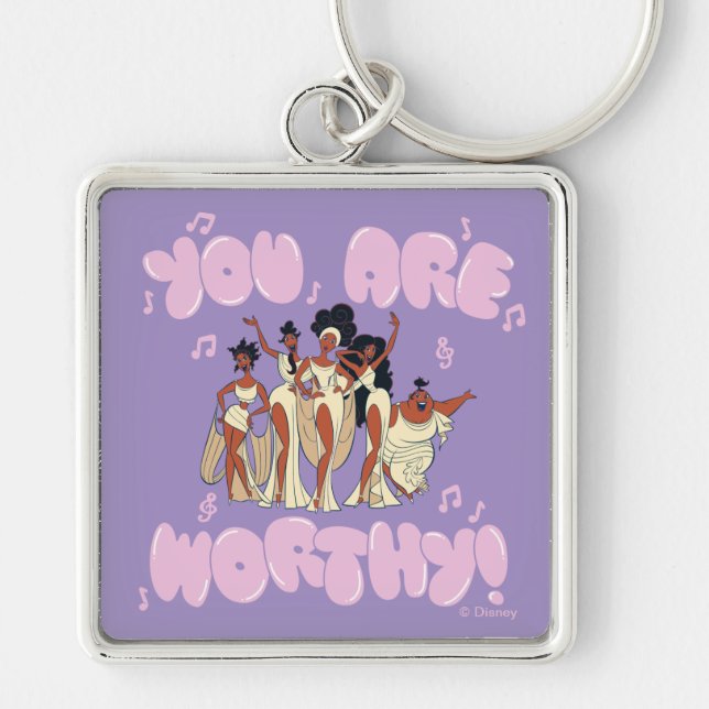 Chaveiro The Muses - You Are Worthy Keychain (Frente)