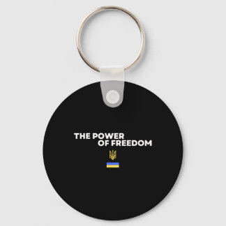 Chaveiro The Power Of Freedom Trident Ukrainian Flag Symbol