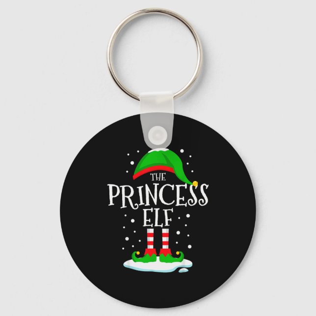 Chaveiro The Princess Elf Christmas Family Matching Xmas Wo (Frente)
