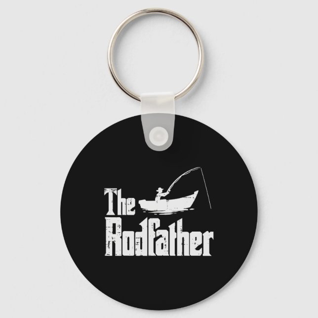 Chaveiro The Rodfather Fun Fishing Fathers Day Movie Pun Da (Frente)