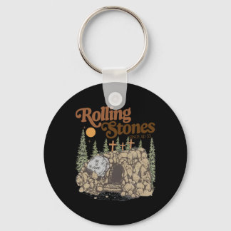 Chaveiro The Stone Was Rolled Away He Is Alive Retro Christ