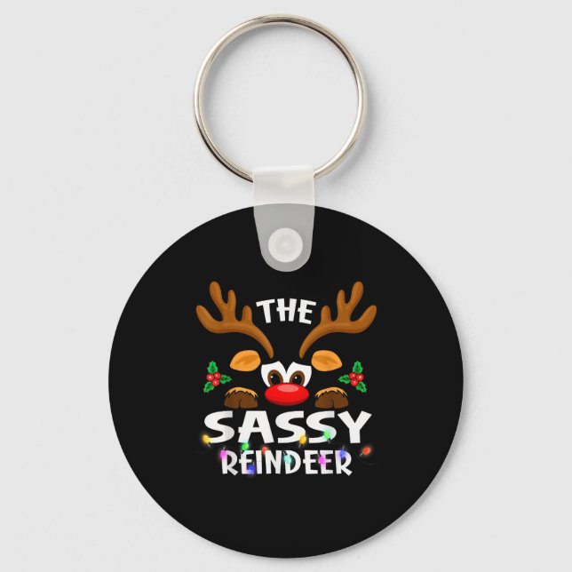 Chaveiro The Sy Reindeer Christmas Men Women  (Frente)