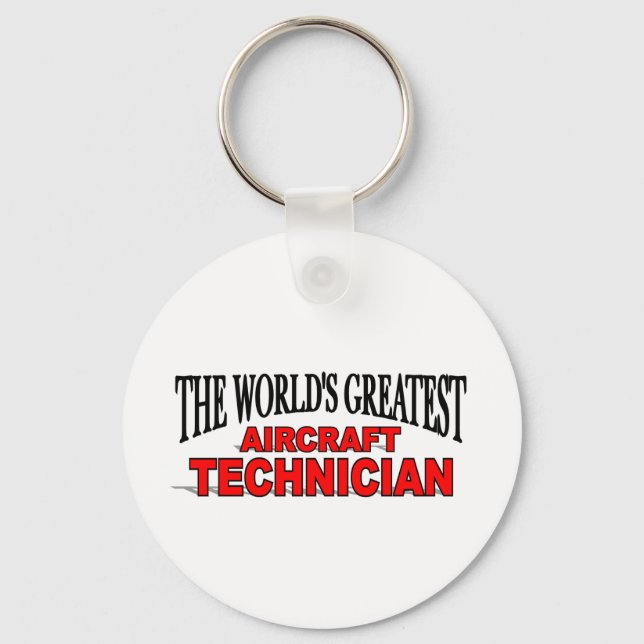 Chaveiro The World's Greatest Aircraft Technician (Frente)