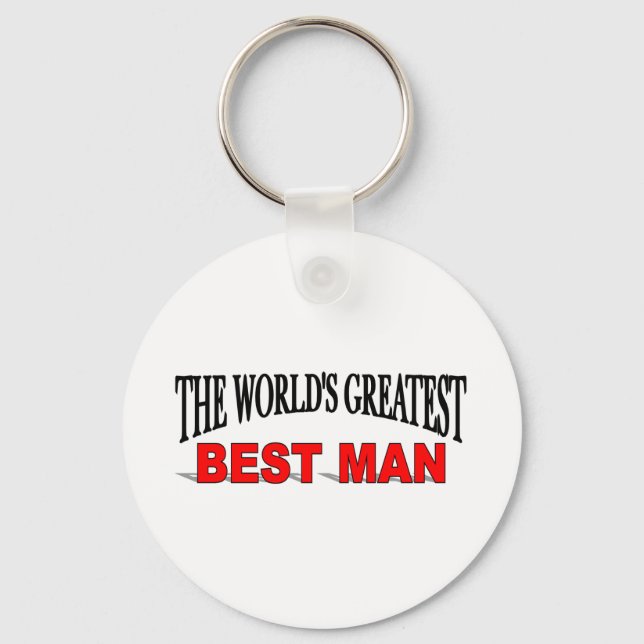 Chaveiro The World's Greatest Best Man (Frente)