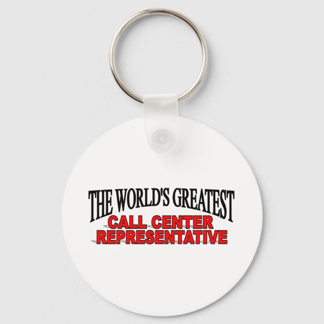 Chaveiro The World's Greatest Call Center Representative (Frente)