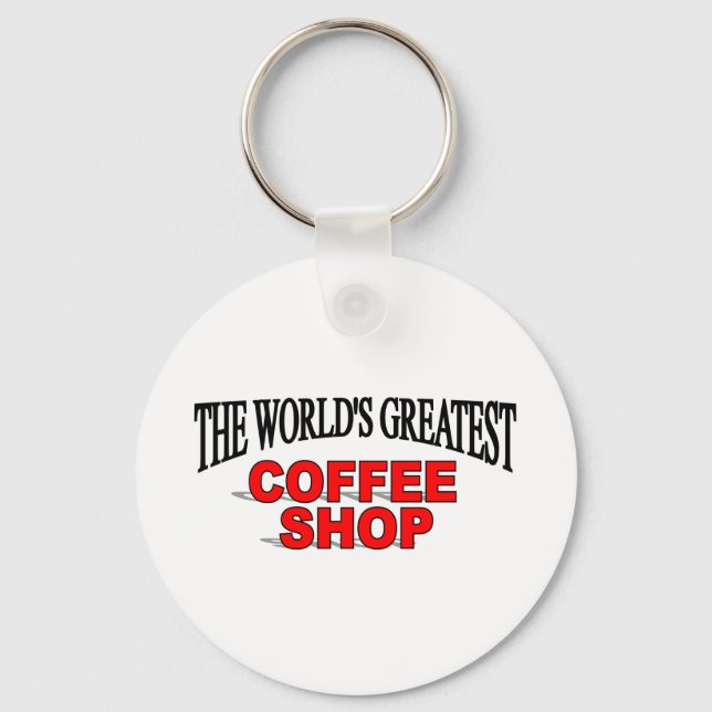 Chaveiro The World's Greatest Coffee Shop (Frente)