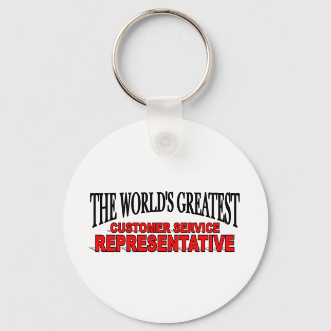 Chaveiro The World's Greatest Customer Service Representati (Frente)