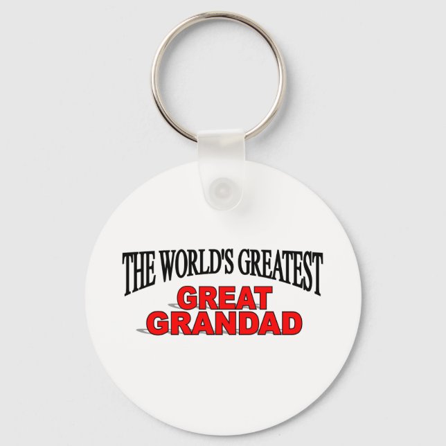 Chaveiro The World's Greatest Great Grandad (Frente)