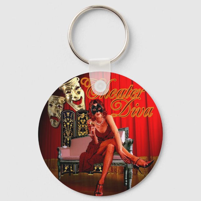 Chaveiro Theater Diva Collage (Frente)