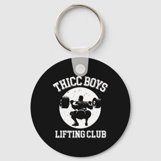 Chaveiro Thicys Lifting Club Funny Gym Mens Squat Bodyb (Frente)