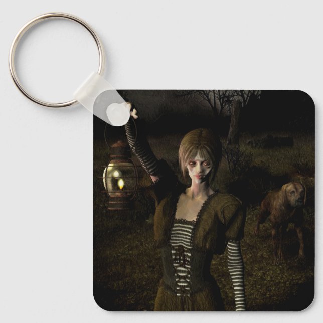 Chaveiro Thin female carrying lamp (Frente)