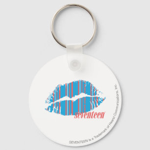 Chaveiro Thin Stripes Aqua