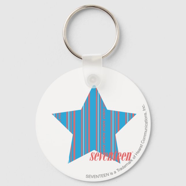 Chaveiro Thin Stripes Aqua 2 (Frente)