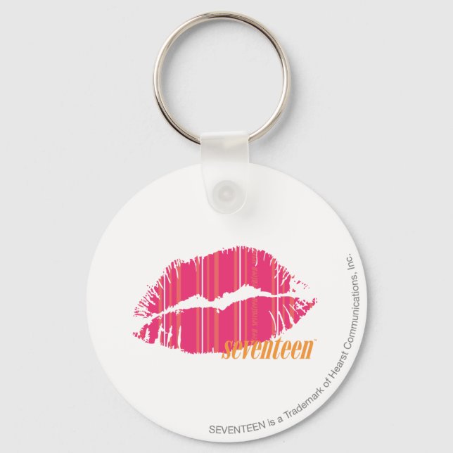 Chaveiro Thin Stripes Magenta (Frente)